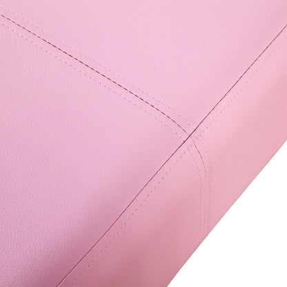 Nancy's Bronco Kinderbank Met Voetenbank - Kinderfauteuil - 2-Delige Set - Roze