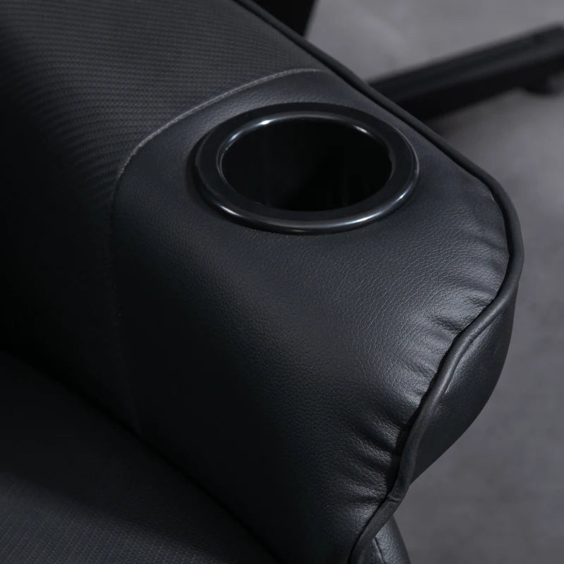 Nancy's Ortueri Gamestoel - Gaming Stoel - Met massagefunctie - Bureaustoel - Zwart