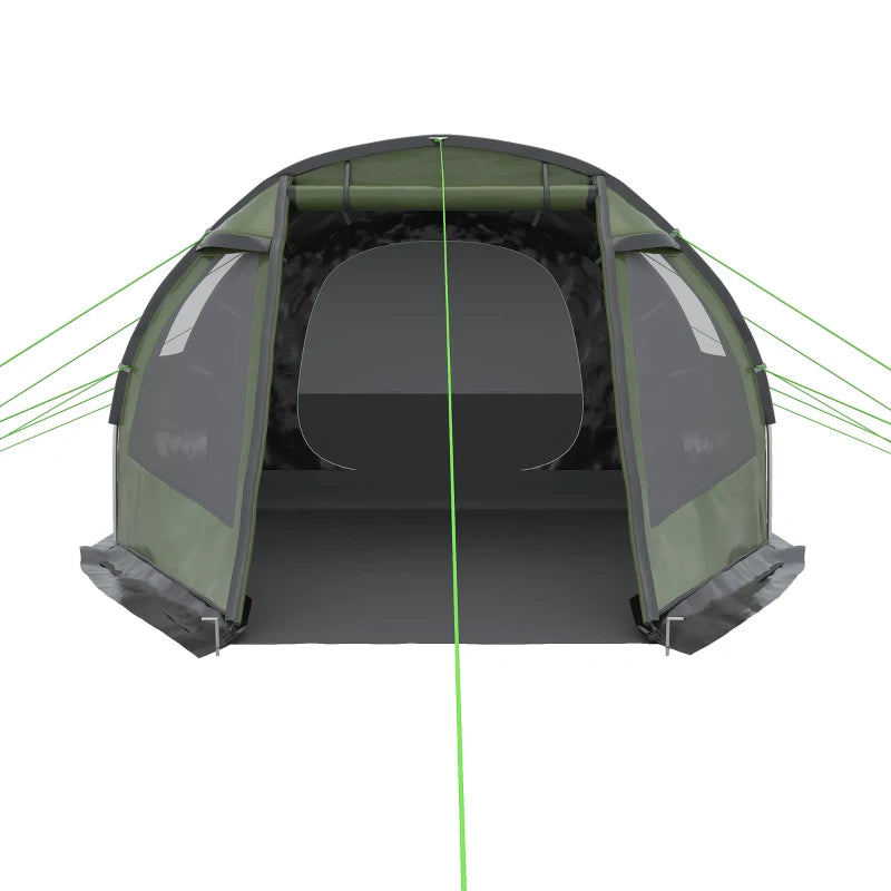 Nancy's Agadao Camping tent - Camping tent - 3 to 4 people - Green - ± 475 x 265 x 170 cm