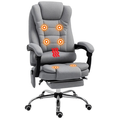 Nancy's Manciano Massage Bureaustoel - Massagestoel - Kantoorstoel - Verstelbaar - Grijs