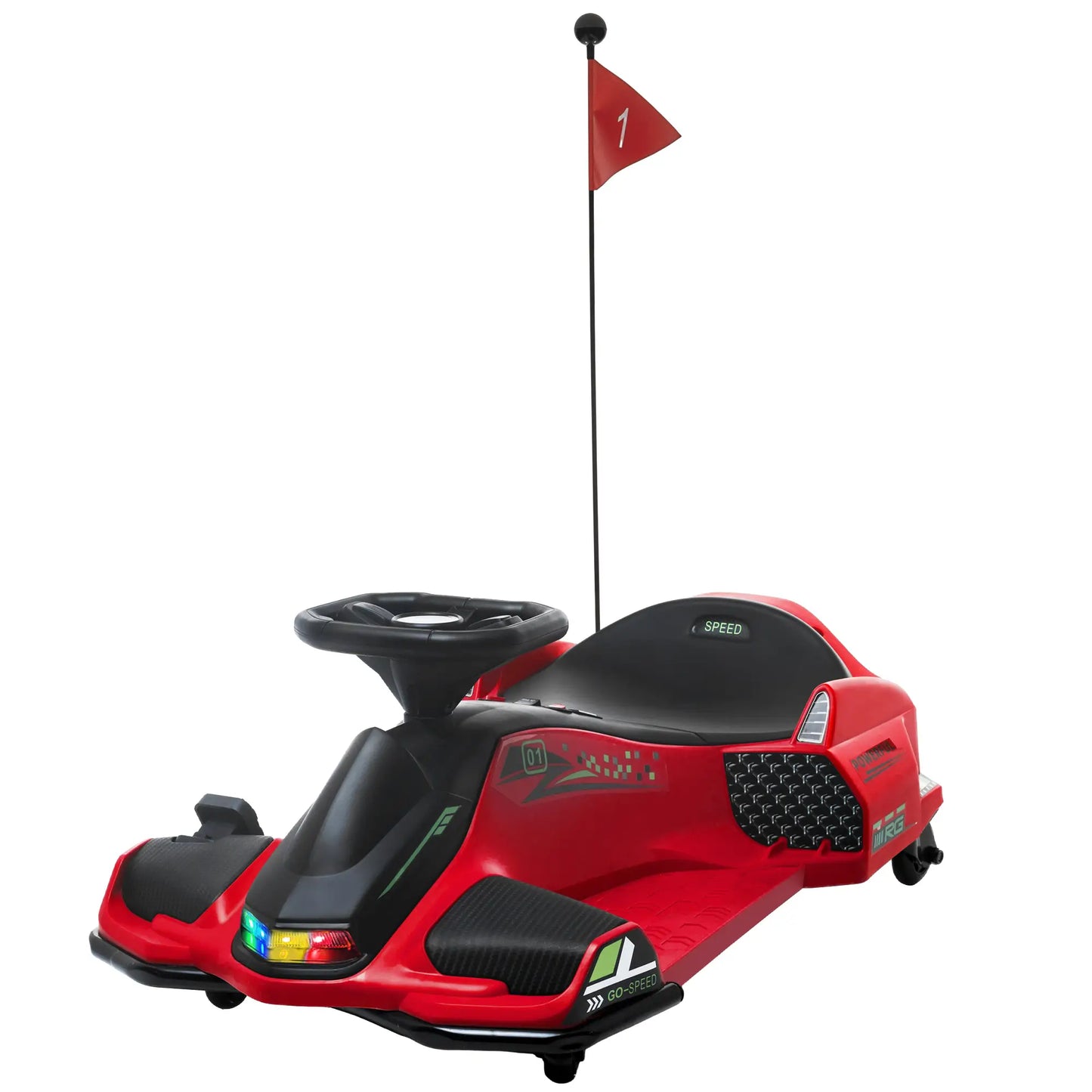 Nancy's Laigueglia Kinderkart - Kart voor kinderen - Elektrisch - 3 tot 8 km/u - Rood