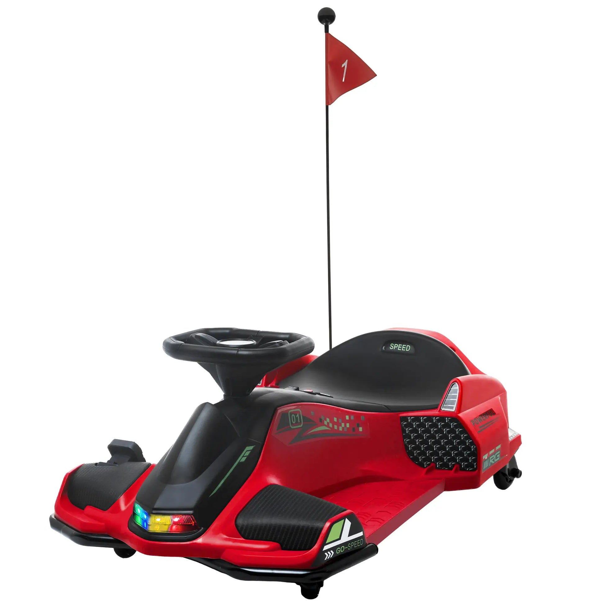 Nancy's Laigueglia Kinderkart - Kart voor kinderen - Elektrisch - 3 tot 8 km/u - Rood