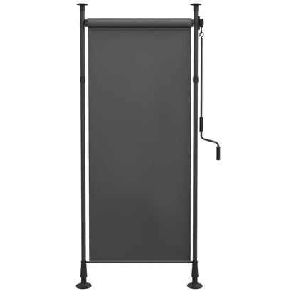 Nancy's Champdepraz Klemluifel - Zonnescherm - Privacyscherm - Luifel - Verstelbaar - Grijs - 120 x 220-310 cm