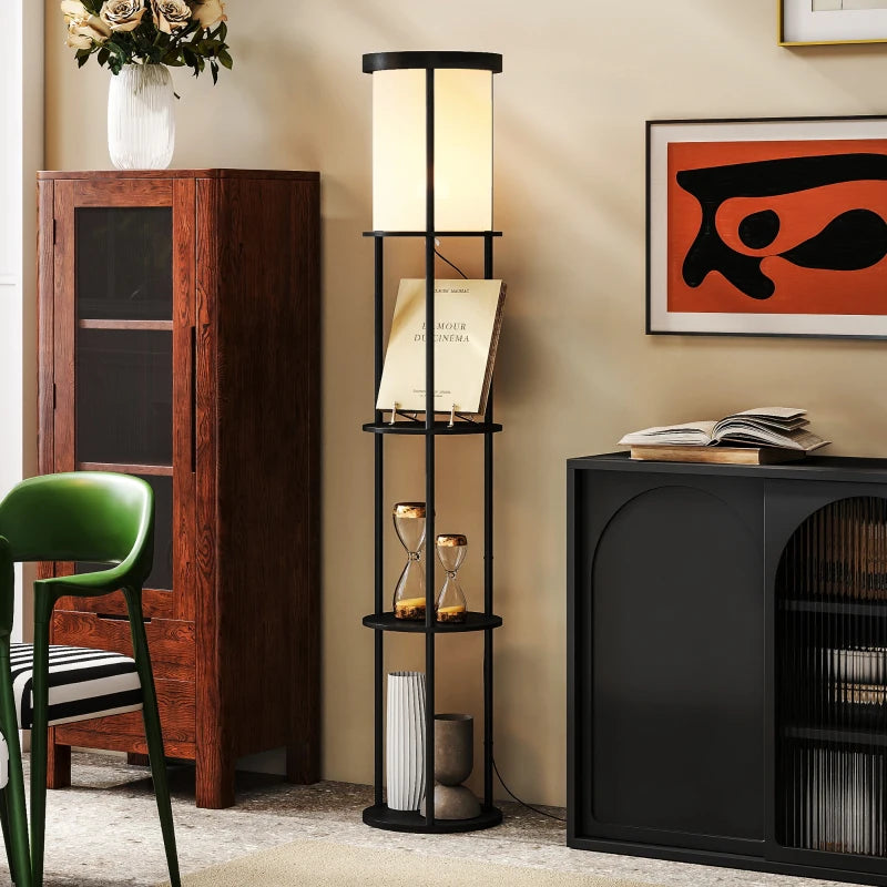 Nancy's Paganica Vloerlamp - Staande Lamp - Instelbare kleurtemperatuur - Zwart / Wit