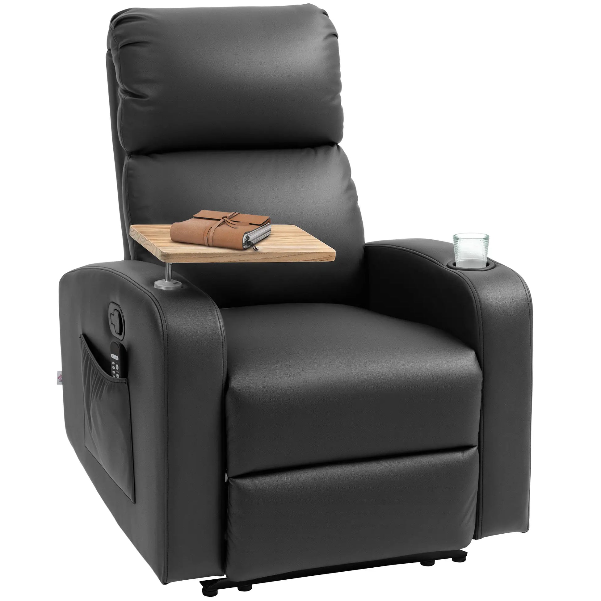 Nancy's Clauzetto Massagestoel - Relaxfauteuil - Loungestoel - Relaxstoel - Zwart