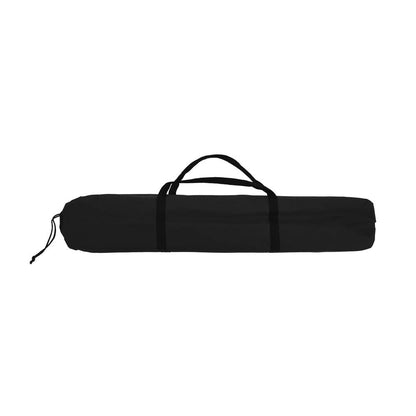 Nancy's Bryson Lounger - Camping bed - Field bed - Black - Plastic - 206 x 45 x 75 cm