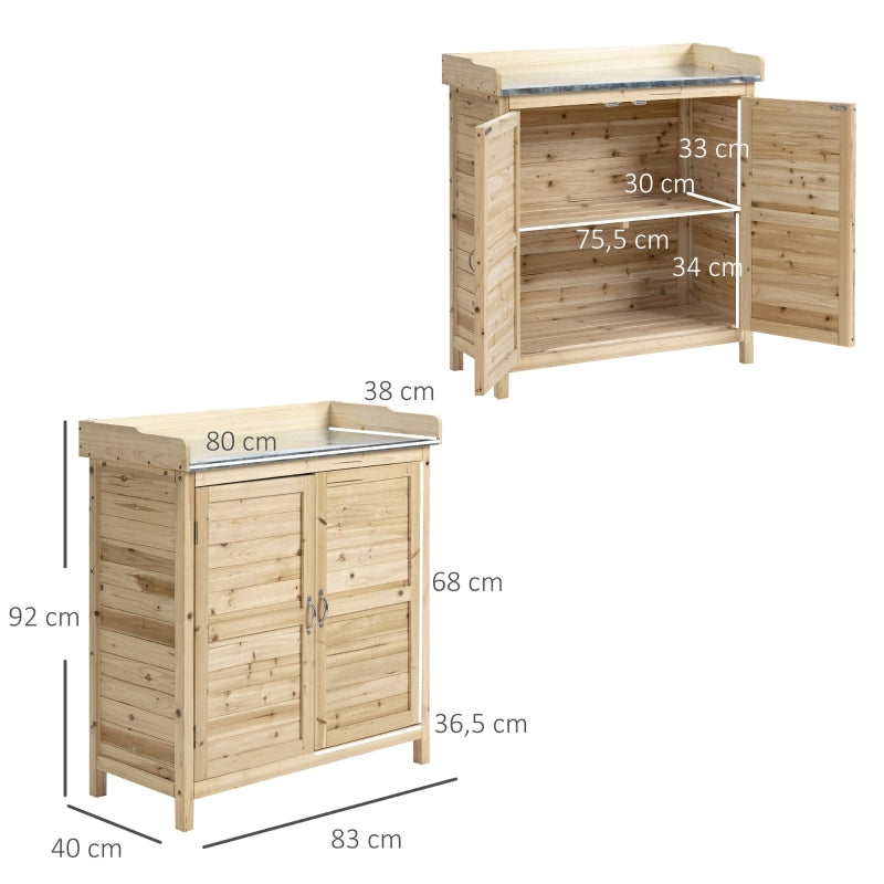 Nancy's Newent Garden cupboard - Shed - Storage shed - Natural pine wood