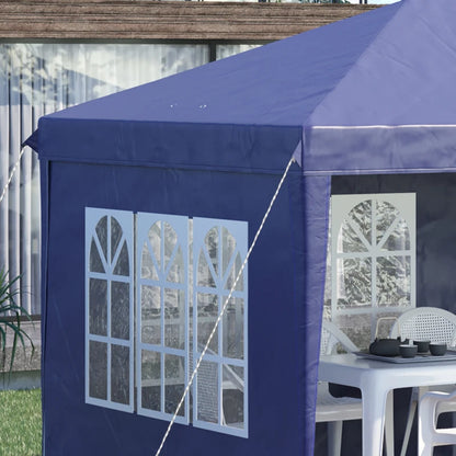 Nancy's Moita Partytent - Tuinpaviljoen - Party Tent - Blauw - ± 600 x 300 cm