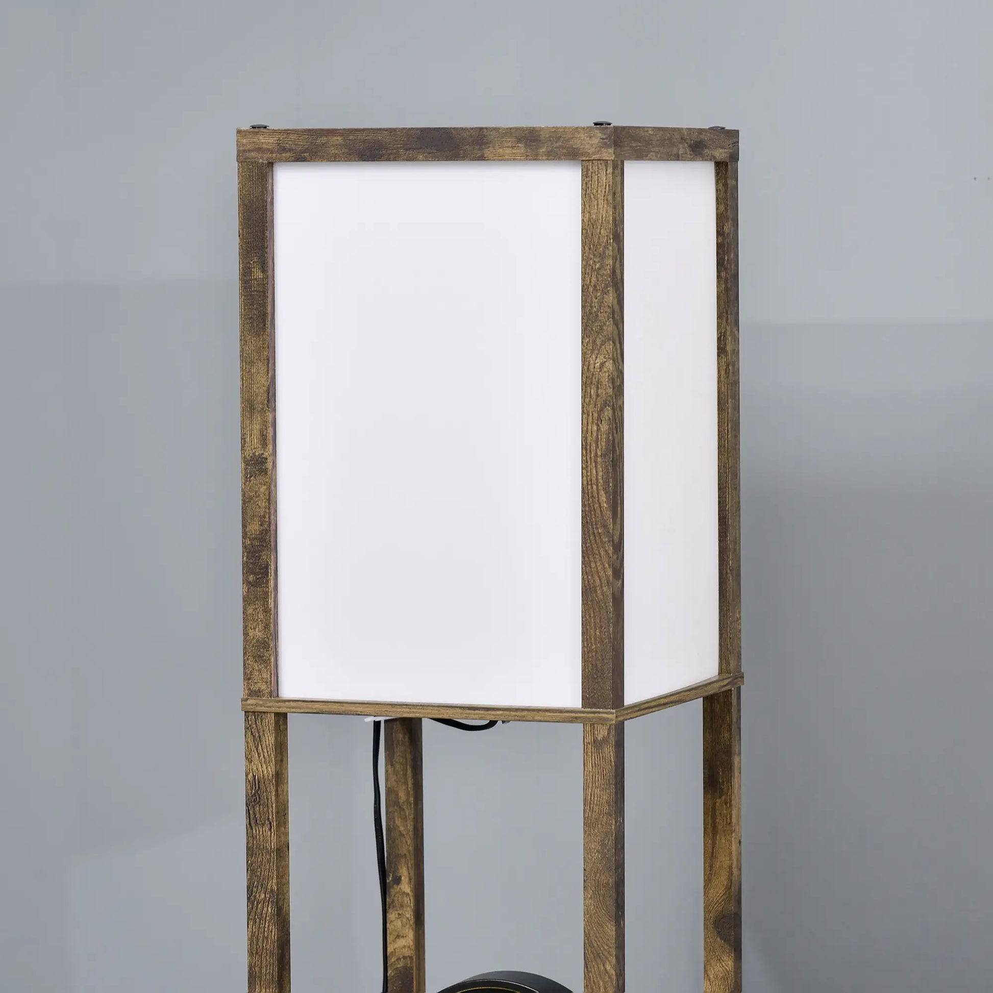 Nancy's Diano Vloerlamp - Staande Lamp - Bruin / Wit