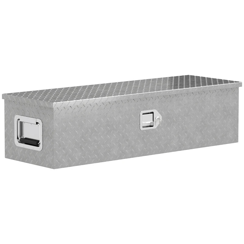 Nancy's Nerola Gereedschapskist - Gereedschapskoffer - Opbergbox - Zilver - Aluminium - ± 100 x 35 x 25 cm
