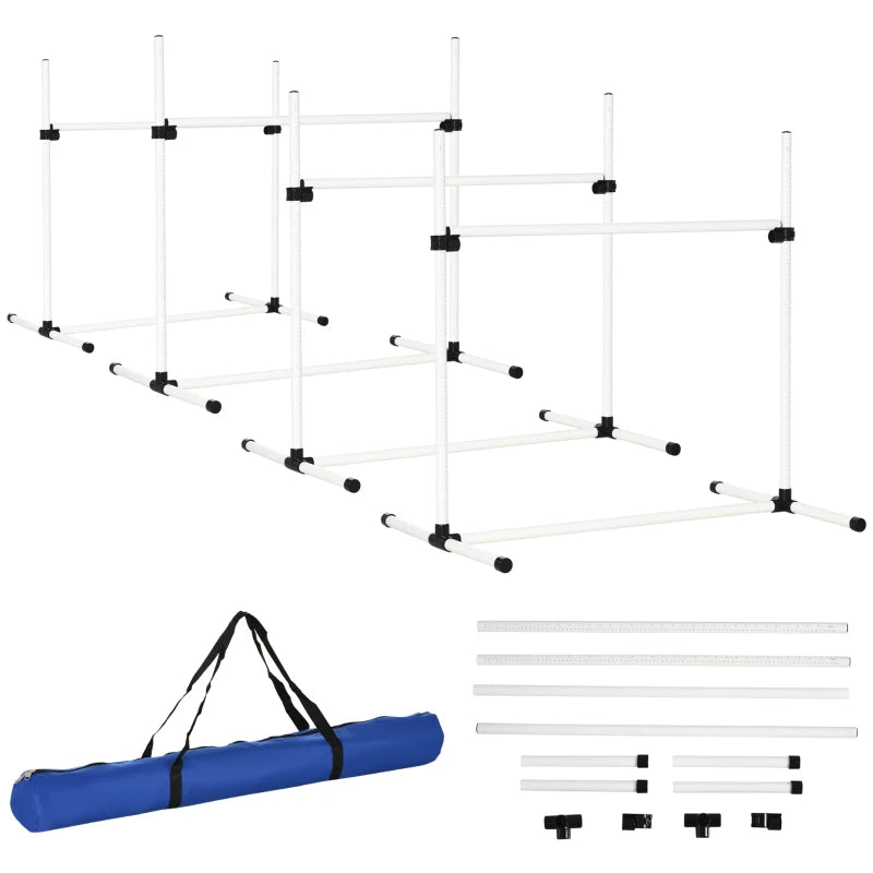 Nancy's Arrow Lake Behendigheidsset voor Honden - Honden trainingset - Hindernissen - Wit