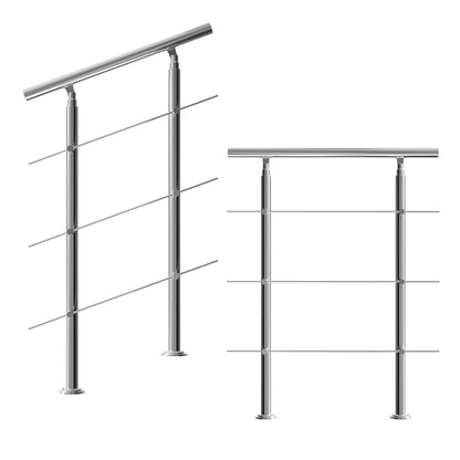 Nancy's Lake Lorraine Stair Railing - Trellis - Handrail - Stainless Steel - 80 cm