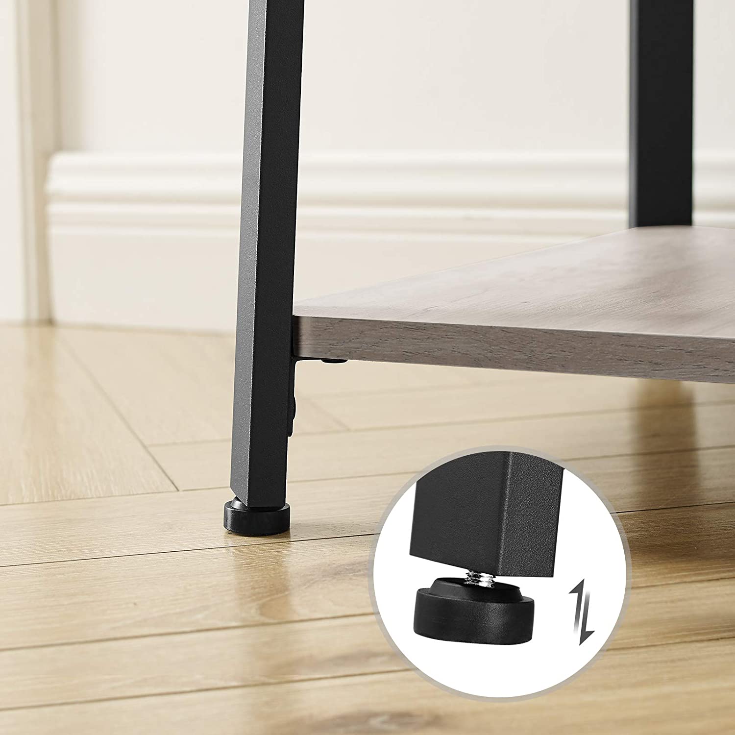 Nancy's Bremerton Staande Kapstok - Garderoberek - Met Planken - Vintage - ± 45 x 45 x 180 cm