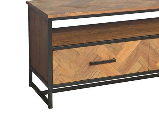 Nancy's Seroa TV Meubel - TV Kast - Televisie Kast - Teakhout - 45 x 180 x 50 cm