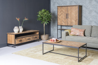 Nancy's Seroa TV Meubel - TV Kast - Televisie Kast - Teakhout - 45 x 180 x 50 cm