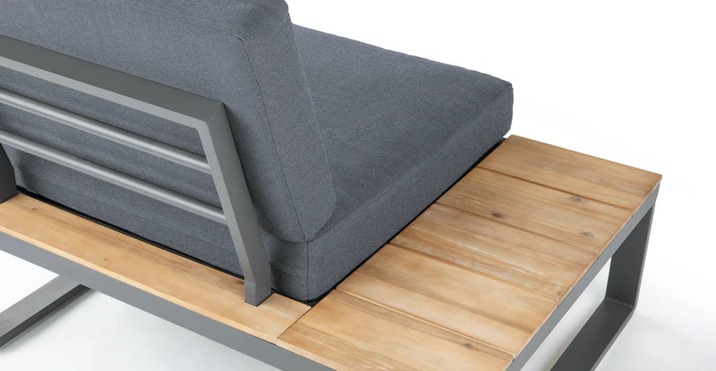 Nancy's Albufeira Hoek Loungeset - Tuinset - Lounge Set - Acacia - Antraciet