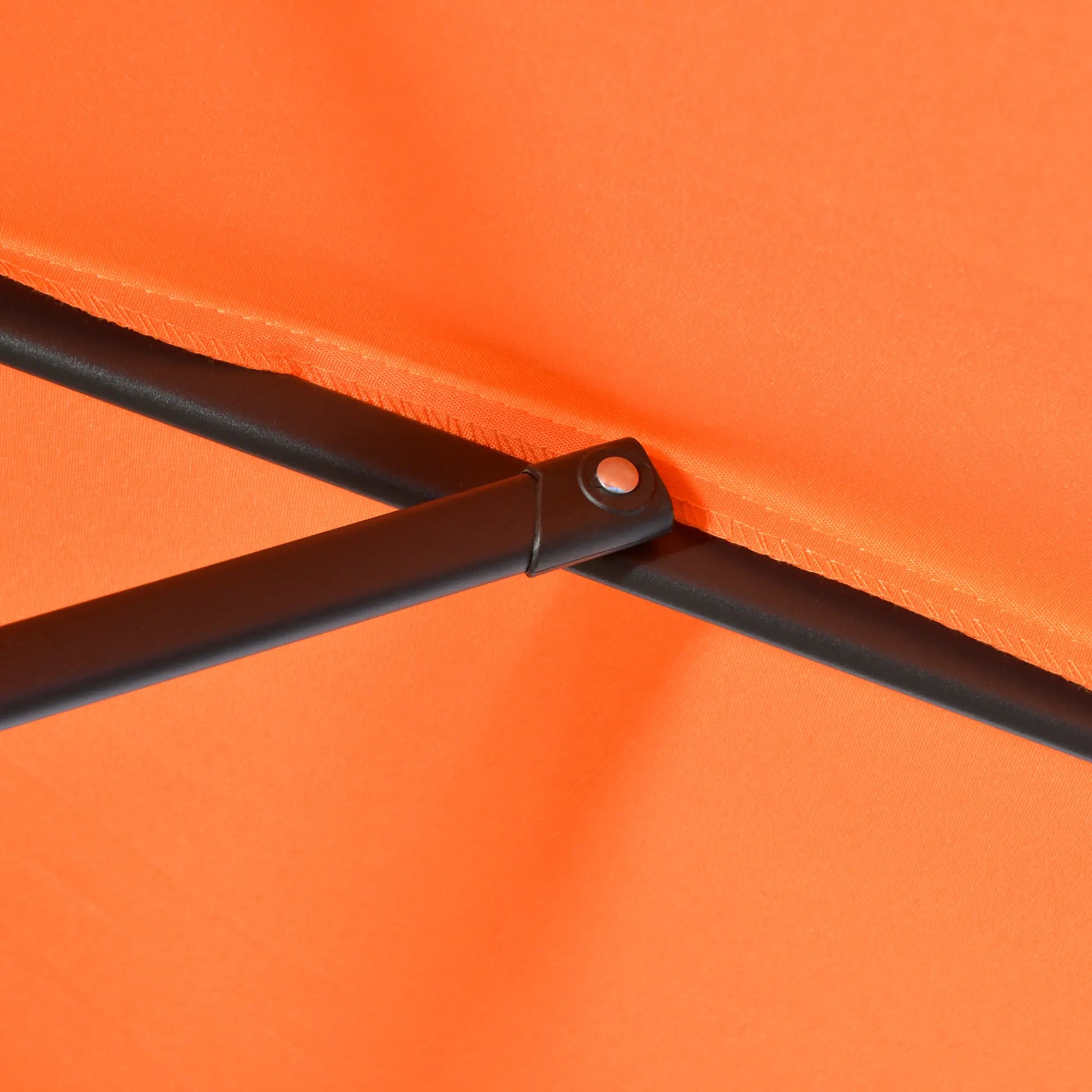 Nancy's Creazzo Parasol - Tuinparasol - Oranje - ± Ø 195 x 205 cm
