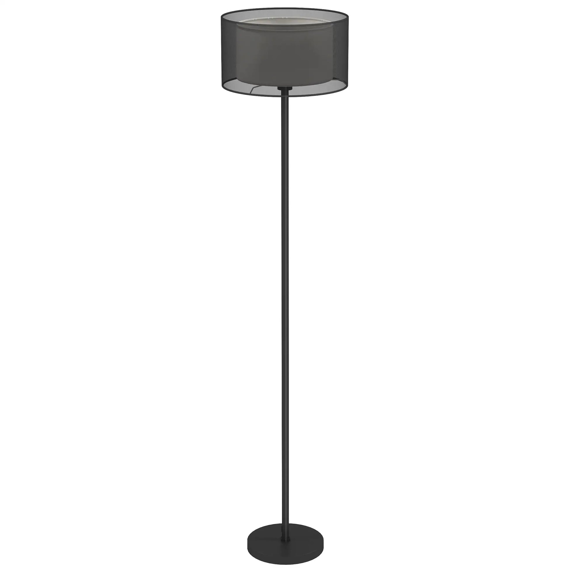 Nancy's Glorenza Vloerlamp - Staande Lamp - Zwart / Wit