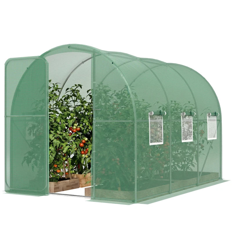 Nancy's Pizzoli Polytunnel - Kweekkas - Plantenkas - Tuinkas- Groen - 300 x 200 x 200 cm