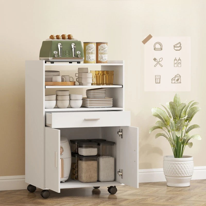 Nancy's Oricola Keukenkast - Opbergkast - Wit - ± 60 x 40 x 90 cm