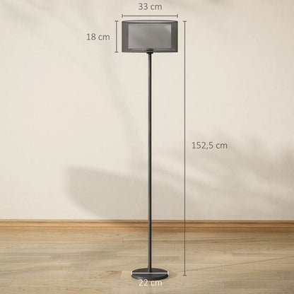 Nancy's Glorenza Vloerlamp - Staande Lamp - Zwart / Wit