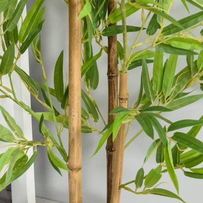 Nancy's Deep River Bamboe kunstplant decoratie - kunstplanten in pot 120cm