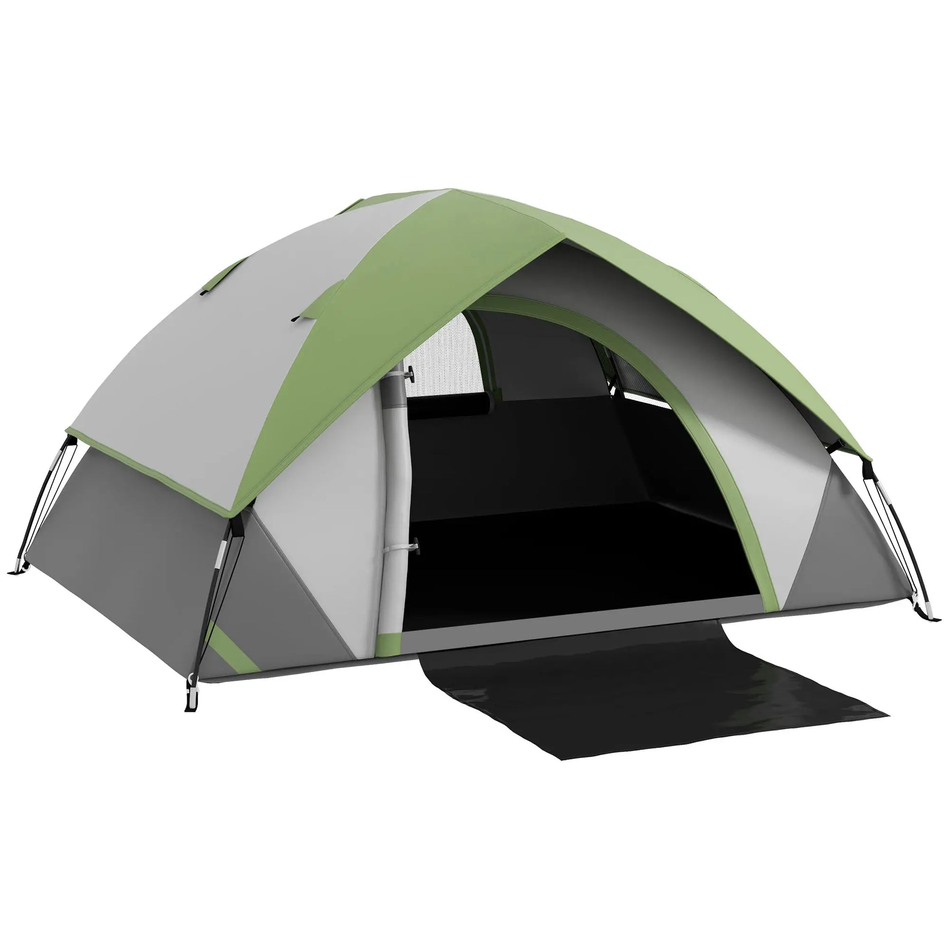 Nancy's Gattatico Kampeertent - Campingtent - 2-Persoons - Waterafstotend - Groen - 210 x 150 x 110 cm