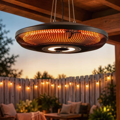 Nancy's Tredozio Terrasverwarming - Terras verwarmer - Infraroodverwarming - Verlichting - Zwart