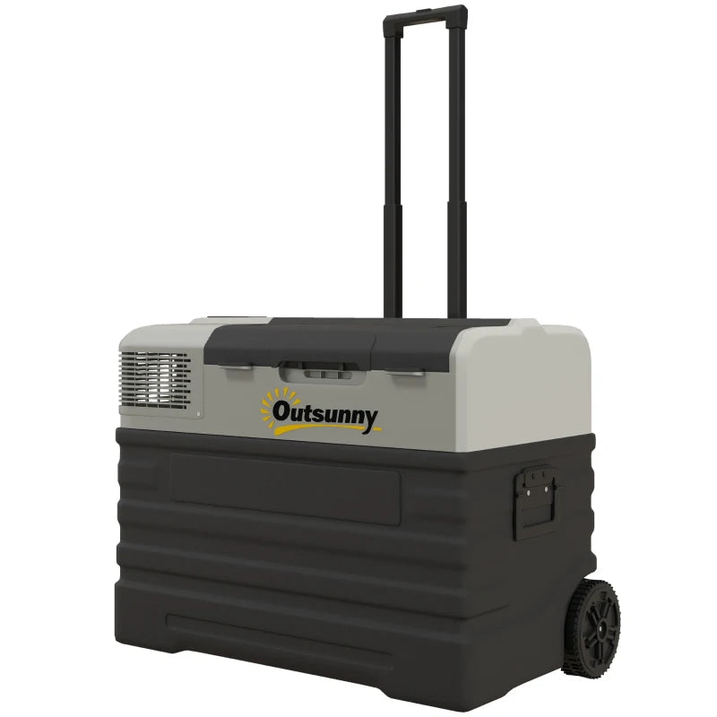 Nancy's Sovicille Koelbox - Koeler - AC / DC Adapter - -20 ℃ tot 20 ℃ - Zwart / Grijs - 56 Liter