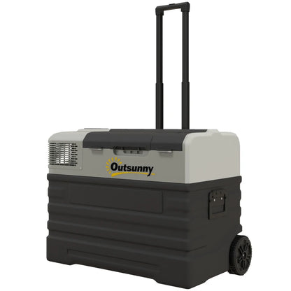 Nancy's Sovicille Koelbox - Koeler - AC / DC Adapter - -20 ℃ tot 20 ℃ - Zwart / Grijs - 56 Liter