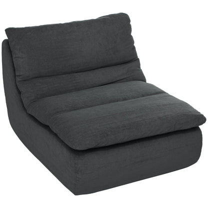 Nancy's Fertilia Lounge Fauteuil - Lounge Stoel - Grijs - Fluweel
