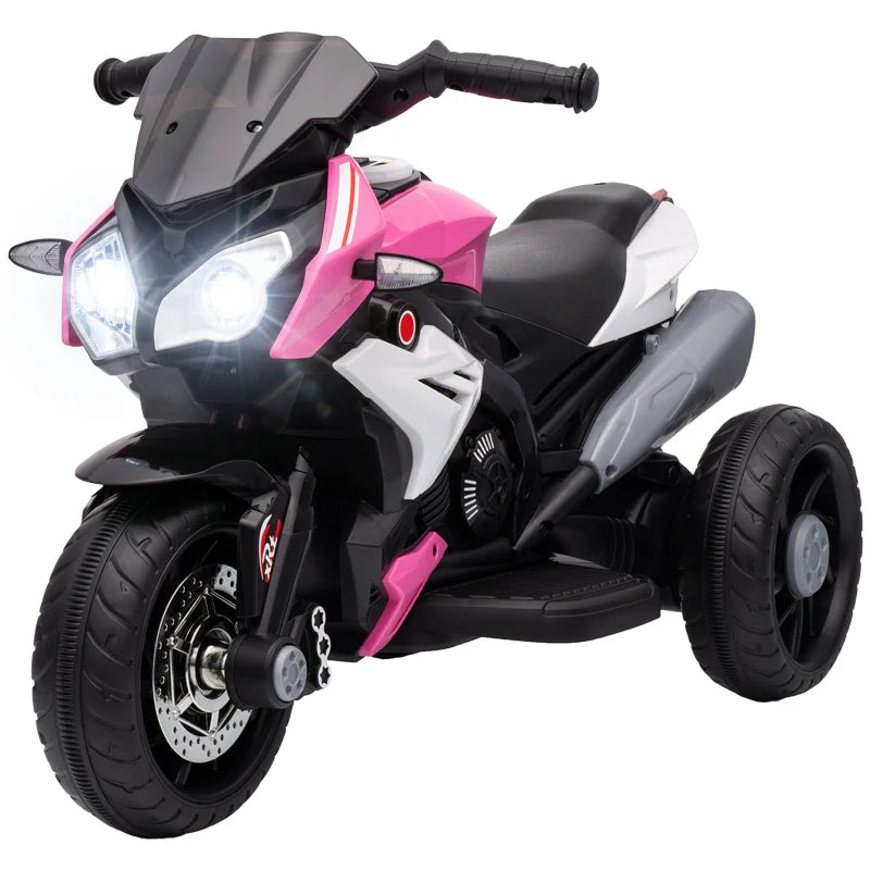 Nancy's Torcegno Elektrische Motorfiets voor kinderen - Kindermotor - Kindermotorfiets - 3 km/u - Roze