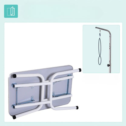 Nancy's Moglia Honden Verzorgingstafel - Antislip - Verstelbare houder - Blauw / Wit - ± 80 x 50 x 80 cm