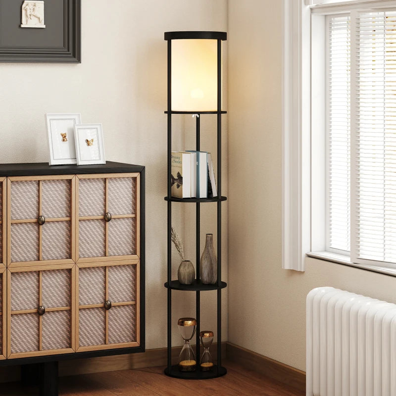 Nancy's Paganica Vloerlamp - Staande Lamp - Instelbare kleurtemperatuur - Zwart / Wit