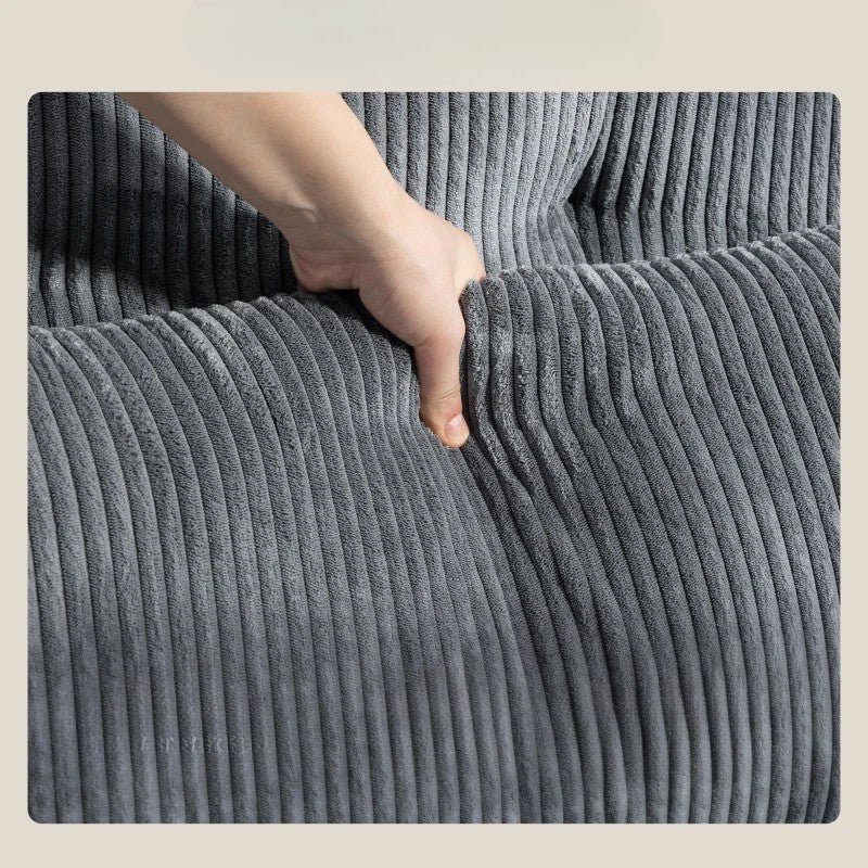 Nancy's Ostiglia 1-Zitsbank - Lounge Fauteuil - Slaapbank - Met Bekerhouders - Donkergrijs - Corduroy