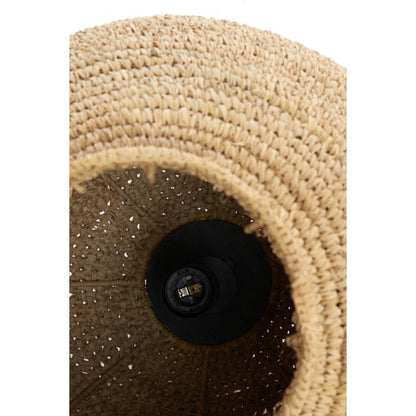 Nancy's Caetano Hanglamp - Verlichting - Naturel - Rotan - ± 45 x 55 cm