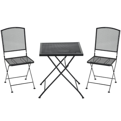 Nancy's Brunston Bistro set - Garden set - Balcony set - Black