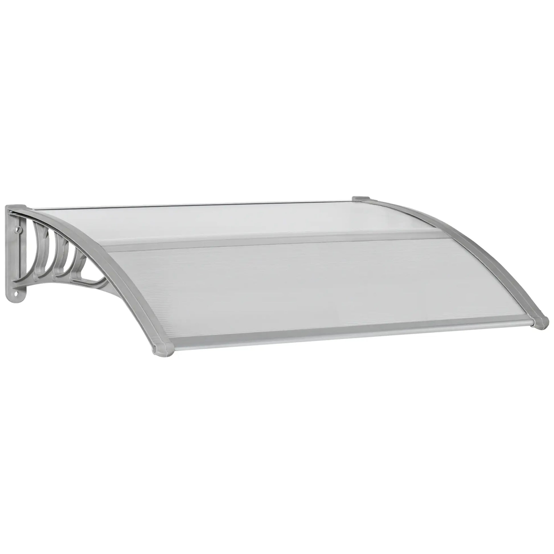 Nancy's Paranhos Voordeurluifel - Voordeur Afdakje - Luifel - Zilver - ± 100 x 75 x 25 cm