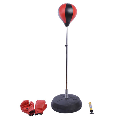 Nancy's Villa Nova Punching ball set - Red, Black - Pu, Steel, Plastic - cm x cm x 11.81 cm