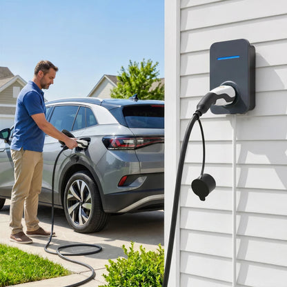 Nancy's Tartano Type 2 EV-laadkabel, 11 kW, 16 A, Mode 3, 3-fasig, 5 m – Verlengkabel voor elektrische auto’s en plug-in-hybrides