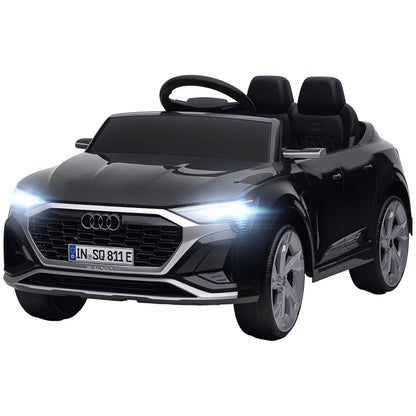 Nancy's Petritoli Elektrische auto voor kinderen - Kinderauto - Audi Q8 Sportback voor kinderen - 3-5 km/u - Zwart