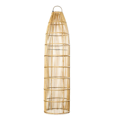 Bazar Bizar Fish Trap Hanglamp - Natural - Rotan - Ø 23 x 90 cm