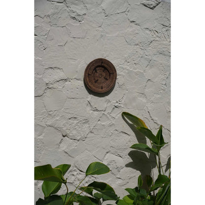 Bazar Bizar Jasmine Plaat - Bruin - Rotan - Ø 30 cm