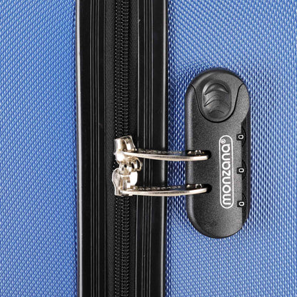 Nancy's Lochbuie Suitcase Set - Travel Suitcases - 3-piece - Hard Case - Extra Straps - Practical Mesh Pocket - ABS