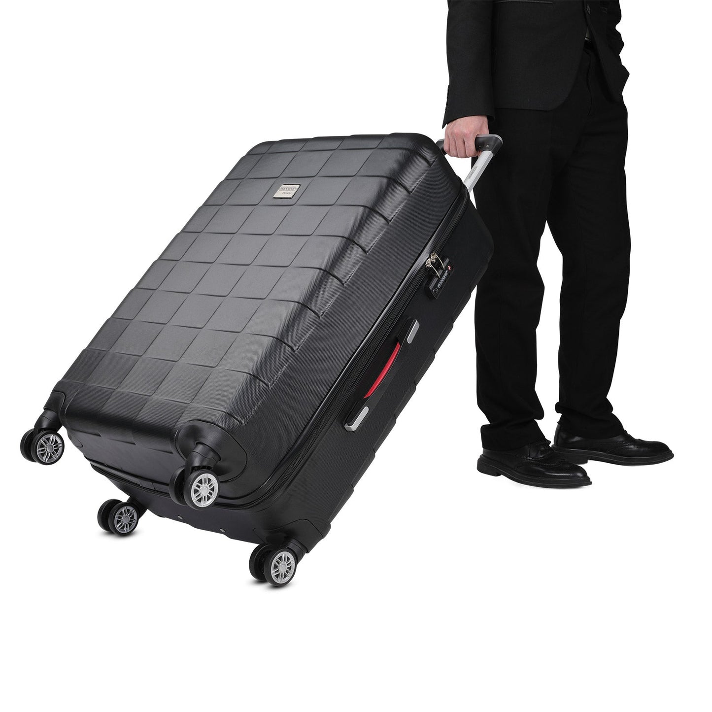 Nancy's Union Grove Suitcase - Travel suitcase - Hard case - Extra straps - Practical mesh pocket - With TSA combination lock - 76 x 51 x 30 cm
