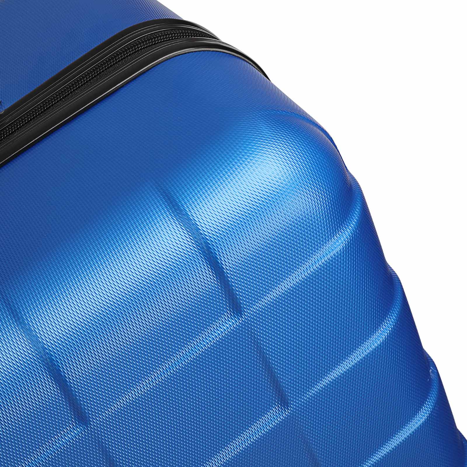 Nancy's Union Grove Koffer - Reiskoffer - Hardcase - Extra Riemen - Met TSA-Cijferslot - Blauw - ± 75 x 50 x 30 cm