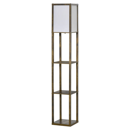 Nancy's Diano Vloerlamp - Staande Lamp - Bruin / Wit