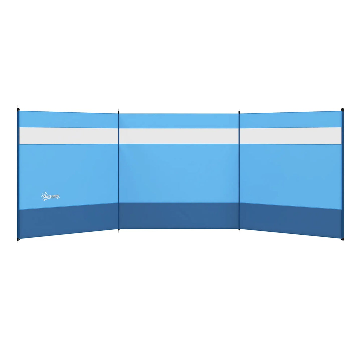Nancy's Civenna Windscherm - Privacyscherm - Blauw - 440 x 140 cm