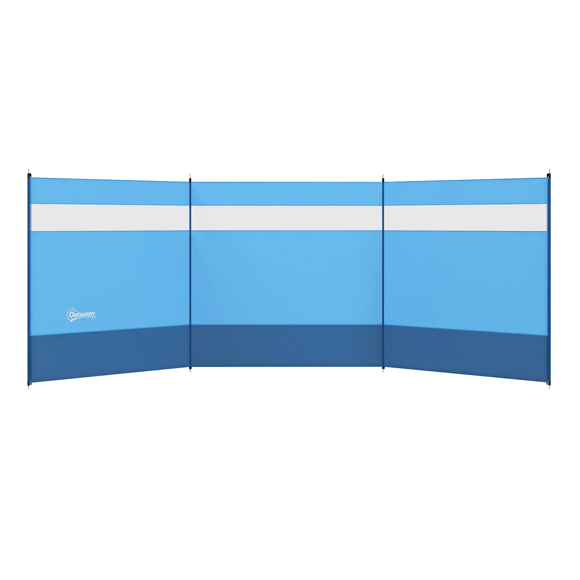 Nancy's Civenna Windscherm - Privacyscherm - Blauw - 440 x 140 cm