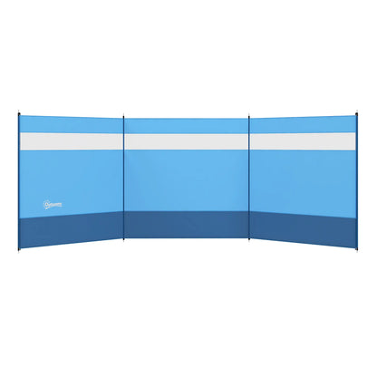 Nancy's Civenna Windscherm - Privacyscherm - Blauw - 440 x 140 cm